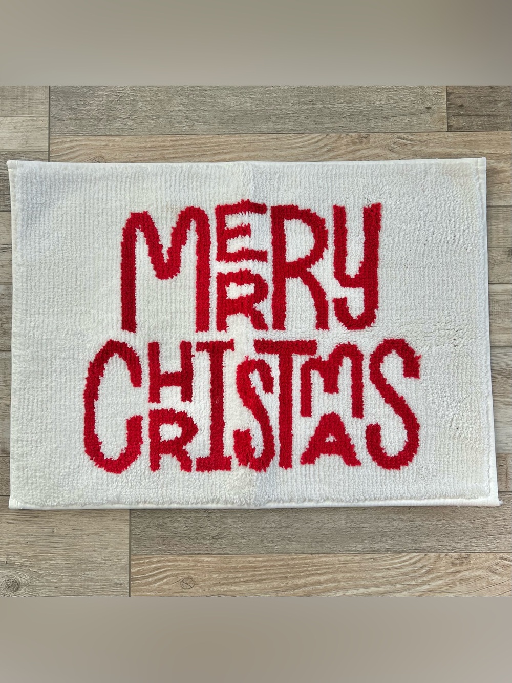 NWOT Wondershop Merry Christmas Bath Rug
